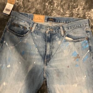 Polo by Ralph Lauren splatter paint jeans, multiple sizes